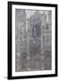 Rouen Cathedral. the Portal, Grey Weather, 1892-Claude Monet-Framed Giclee Print