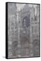 Rouen Cathedral. the Portal, Grey Weather, 1892-Claude Monet-Framed Stretched Canvas