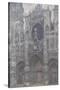 Rouen Cathedral. the Portal, Grey Weather, 1892-Claude Monet-Stretched Canvas