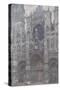 Rouen Cathedral. the Portal, Grey Weather, 1892-Claude Monet-Stretched Canvas