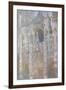 Rouen Cathedral, the Portal, Harmony Blue Morning Sun-Claude Monet-Framed Giclee Print
