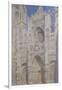 Rouen Cathedral: The Portal (Sunlight), 1894-Claude Monet-Framed Giclee Print