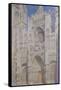 Rouen Cathedral: The Portal (Sunlight), 1894-Claude Monet-Framed Stretched Canvas