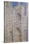 Rouen Cathedral: The Portal (Sunlight), 1894-Claude Monet-Stretched Canvas