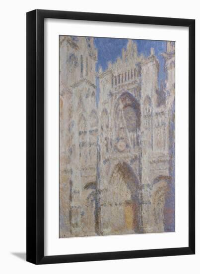 Rouen Cathedral: The Portal (Sunlight), 1894-Claude Monet-Framed Giclee Print