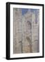 Rouen Cathedral: The Portal (Sunlight), 1894-Claude Monet-Framed Giclee Print