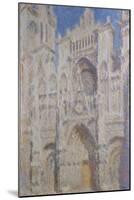 Rouen Cathedral: The Portal (Sunlight), 1894-Claude Monet-Mounted Giclee Print