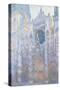 Rouen Cathedral, West Fa§Ade by Claude Monet-Claude Monet-Stretched Canvas