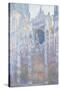 Rouen Cathedral, West Fa§Ade by Claude Monet-Claude Monet-Stretched Canvas