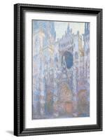 Rouen Cathedral, West Fa§Ade by Claude Monet-Claude Monet-Framed Giclee Print