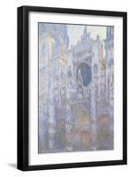Rouen Cathedral, West Facade, 1894-Claude Monet-Framed Art Print