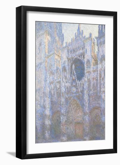 Rouen Cathedral, West Facade, 1894-Claude Monet-Framed Art Print