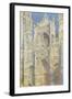 Rouen Cathedral, West Facade, Sunlight, 1894-Claude Monet-Framed Giclee Print