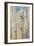 Rouen Cathedral, West Facade, Sunlight, 1894-Claude Monet-Framed Giclee Print