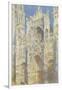 Rouen Cathedral, West Facade, Sunlight, 1894-Claude Monet-Framed Giclee Print