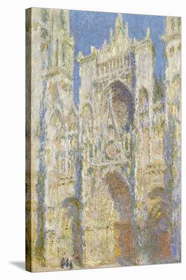 Rouen Cathedral, West Facade, Sunlight, 1894-Claude Monet-Stretched Canvas