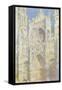 Rouen Cathedral, West Facade, Sunlight, 1894-Claude Monet-Framed Stretched Canvas