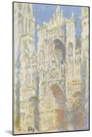 Rouen Cathedral, West Facade, Sunlight, 1894-Claude Monet-Mounted Art Print