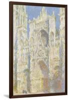 Rouen Cathedral, West Facade, Sunlight, 1894-Claude Monet-Framed Art Print