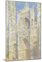 Rouen Cathedral, West Facade, Sunlight, 1894-Claude Monet-Mounted Art Print