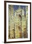 Rouen Cathedral, West Facade, Sunlight, 1894-Claude Monet-Framed Giclee Print