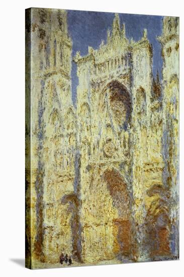 Rouen Cathedral, West Facade, Sunlight, 1894-Claude Monet-Stretched Canvas