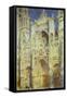 Rouen Cathedral, West Facade, Sunlight, 1894-Claude Monet-Framed Stretched Canvas