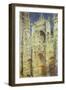 Rouen Cathedral, West Facade, Sunlight, 1894-Claude Monet-Framed Giclee Print