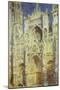 Rouen Cathedral, West Facade, Sunlight, 1894-Claude Monet-Mounted Giclee Print