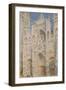 Rouen Cathedral, West Façade, Sunlight-Claude Monet-Framed Art Print