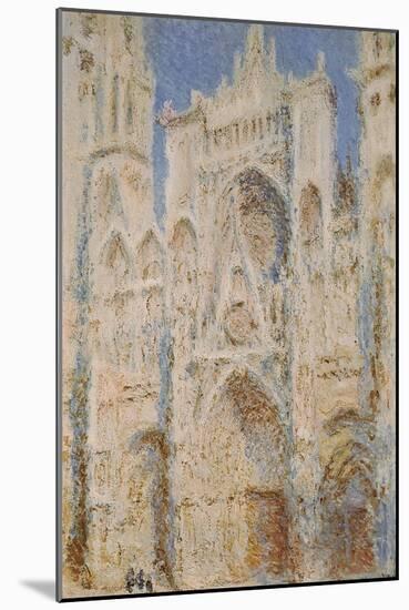 Rouen Cathedral, West Façade, Sunlight-Claude Monet-Mounted Art Print