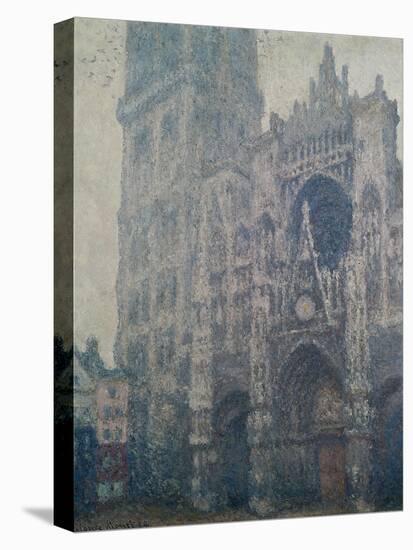 Rouen Cathedral, West Portal, Grey Weather, 1894-Claude Monet-Stretched Canvas