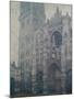 Rouen Cathedral, West Portal, Grey Weather, 1894-Claude Monet-Mounted Giclee Print