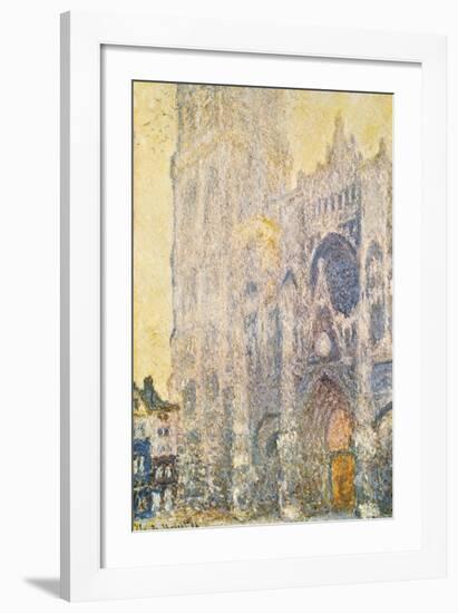 Rouen Cathedral-Claude Monet-Framed Premium Giclee Print