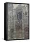 Rouen Cathedral-Claude Monet-Framed Stretched Canvas