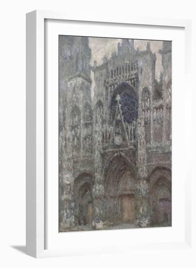 Rouen Cathedral-Claude Monet-Framed Giclee Print