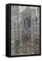 Rouen Cathedral-Claude Monet-Framed Stretched Canvas