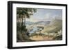 Rouen from St. Catherine's Hill-J. M. W. Turner-Framed Giclee Print