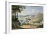 Rouen from St. Catherine's Hill-J. M. W. Turner-Framed Giclee Print