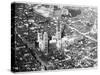 Rouen from the Air-null-Stretched Canvas