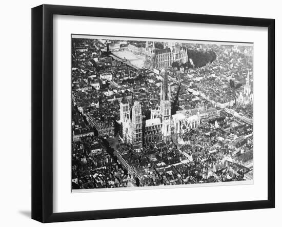 Rouen from the Air-null-Framed Photographic Print