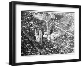 Rouen from the Air-null-Framed Photographic Print