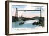 Rouen, Le Pont Transbordeur, (Transporter Bridg), 20th Century-null-Framed Giclee Print