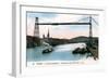 Rouen, Le Pont Transbordeur, (Transporter Bridg), 20th Century-null-Framed Giclee Print