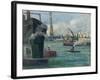 Rouen Port-Maximilien Luce-Framed Giclee Print