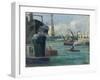 Rouen Port-Maximilien Luce-Framed Giclee Print