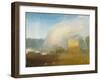 Rouen: the Left Bank, with Shipping Beyond-J. M. W. Turner-Framed Giclee Print