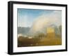 Rouen: the Left Bank, with Shipping Beyond-J. M. W. Turner-Framed Giclee Print