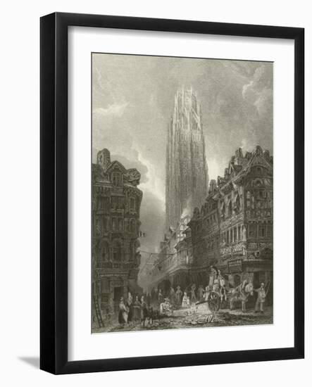 Rouen-David Roberts-Framed Giclee Print