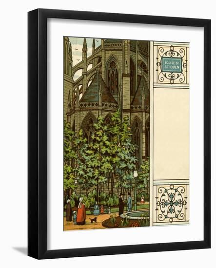 Rouen-Thomas Crane-Framed Giclee Print